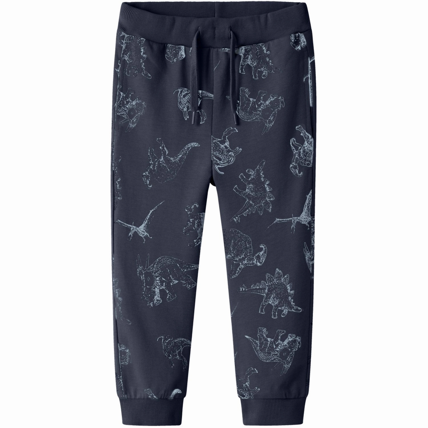 Name It Dark Sapphire Nmmvaron Aop Swt Pants Unb Noos Glasses Lockdown Zipper Technology