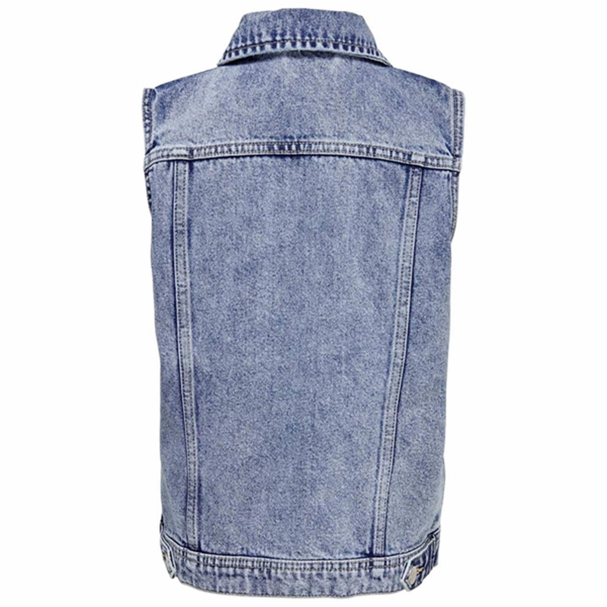 mid - range price Kids ONLY Light Blue Denim Gekat Vest