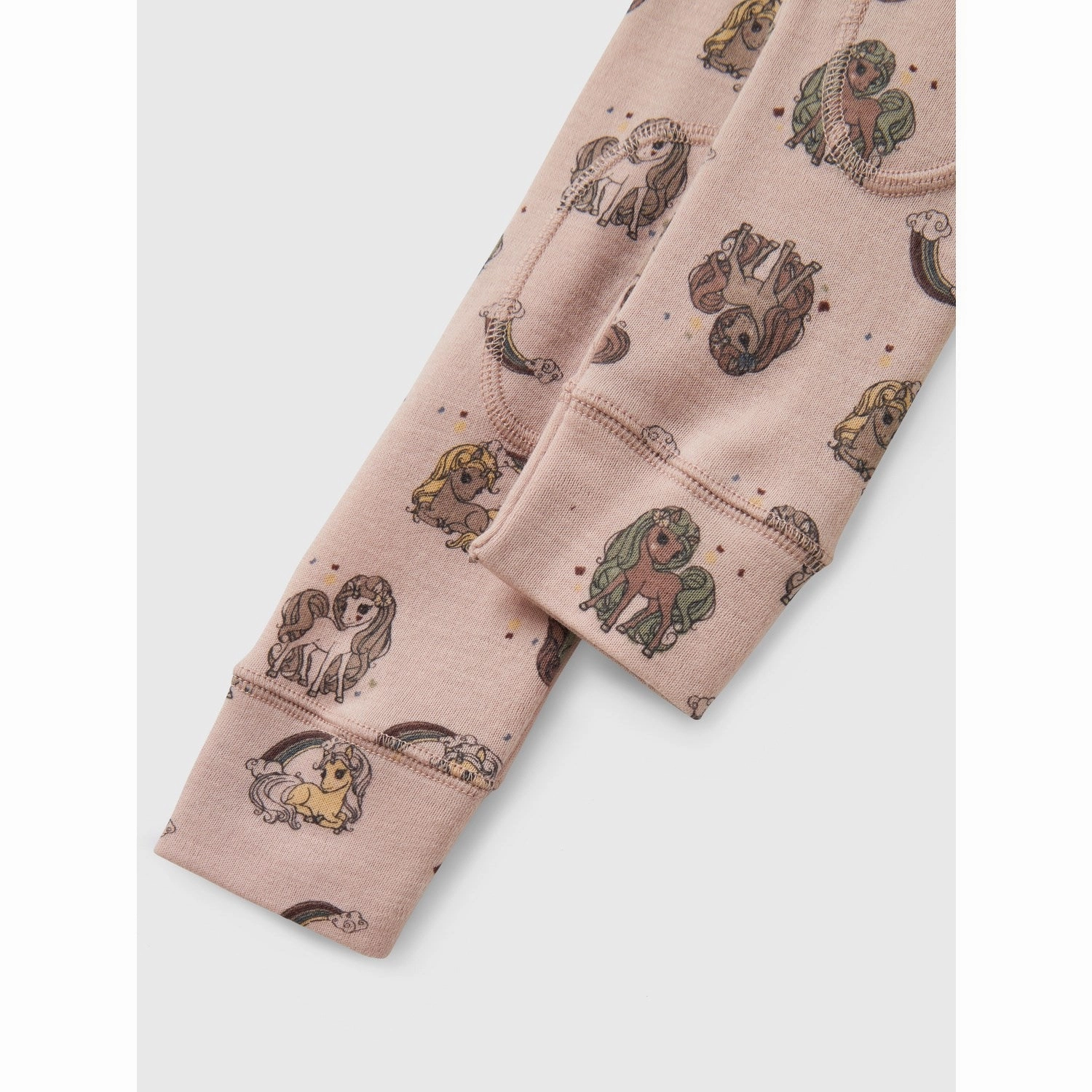 Name It Shadow Gray Unicorn Nmfwillit Wool Leggings Balanced Fit