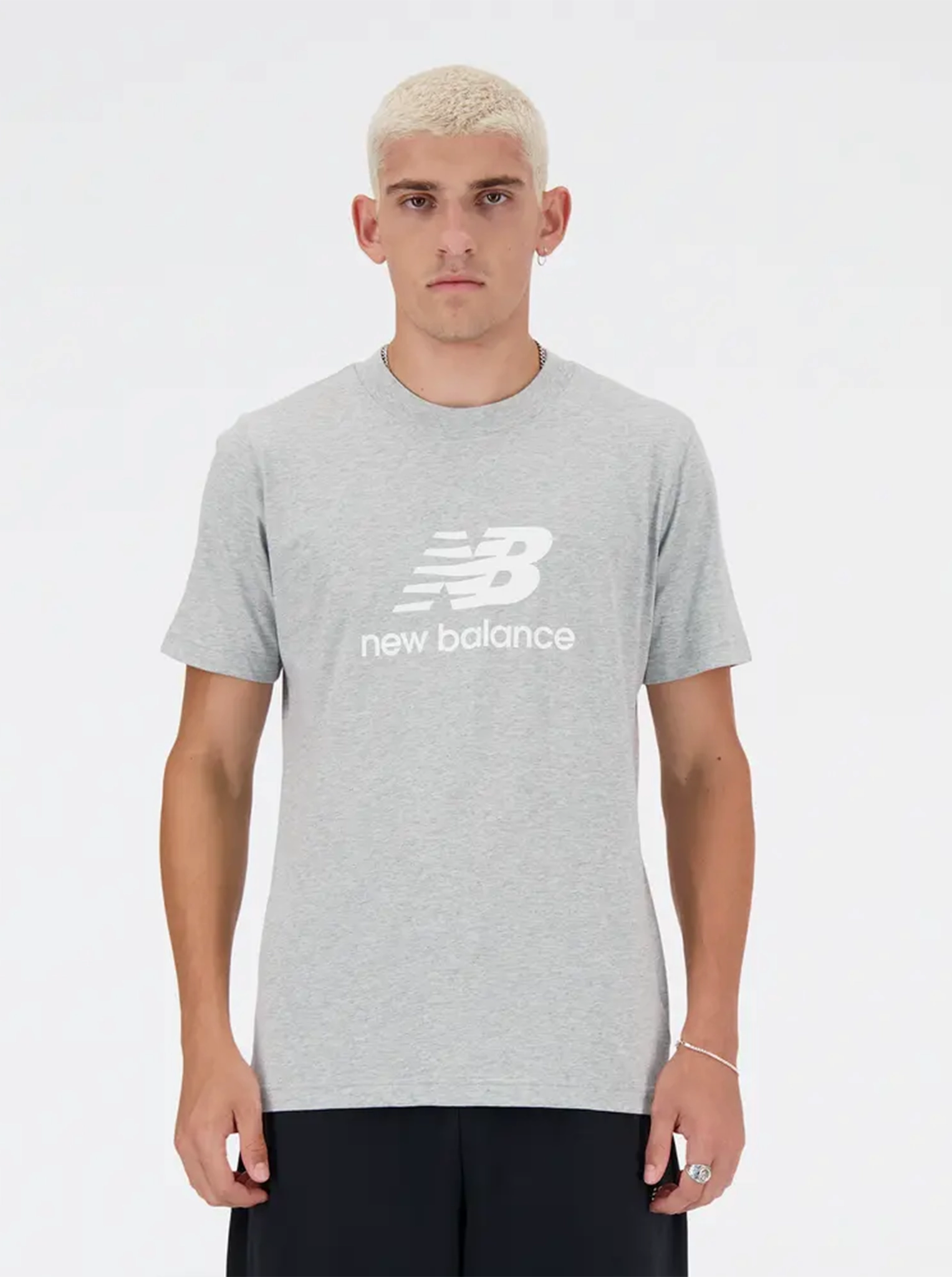 Smart Layering TexturedWeavePattern Sport Essentials Logo T-Shirt