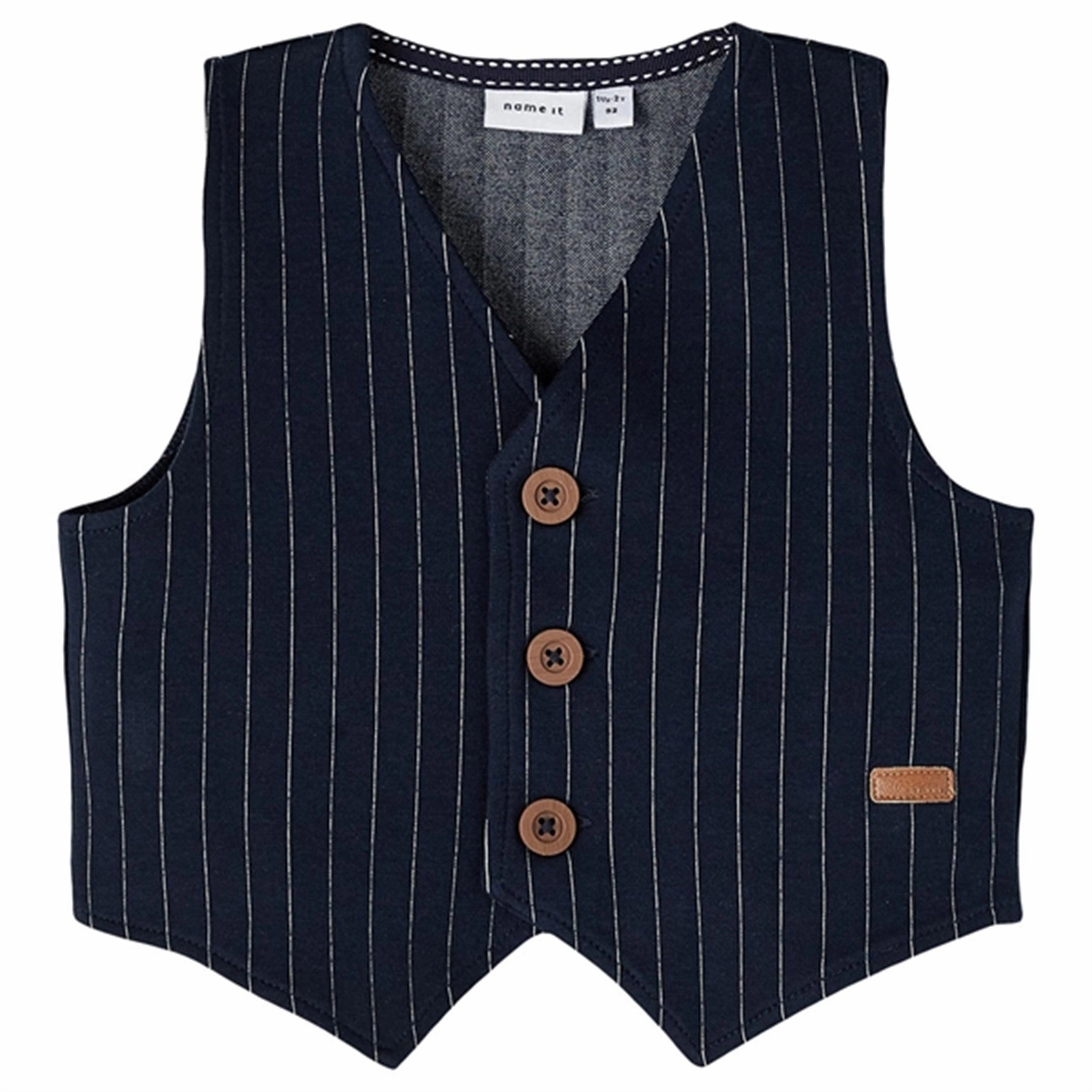 counsel appropriate for seasons Name it Dark Sapphire Franklin Stripe Sweat Vest