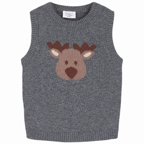 Hust & Claire Baby Wool Grey Perry Vest good for summer