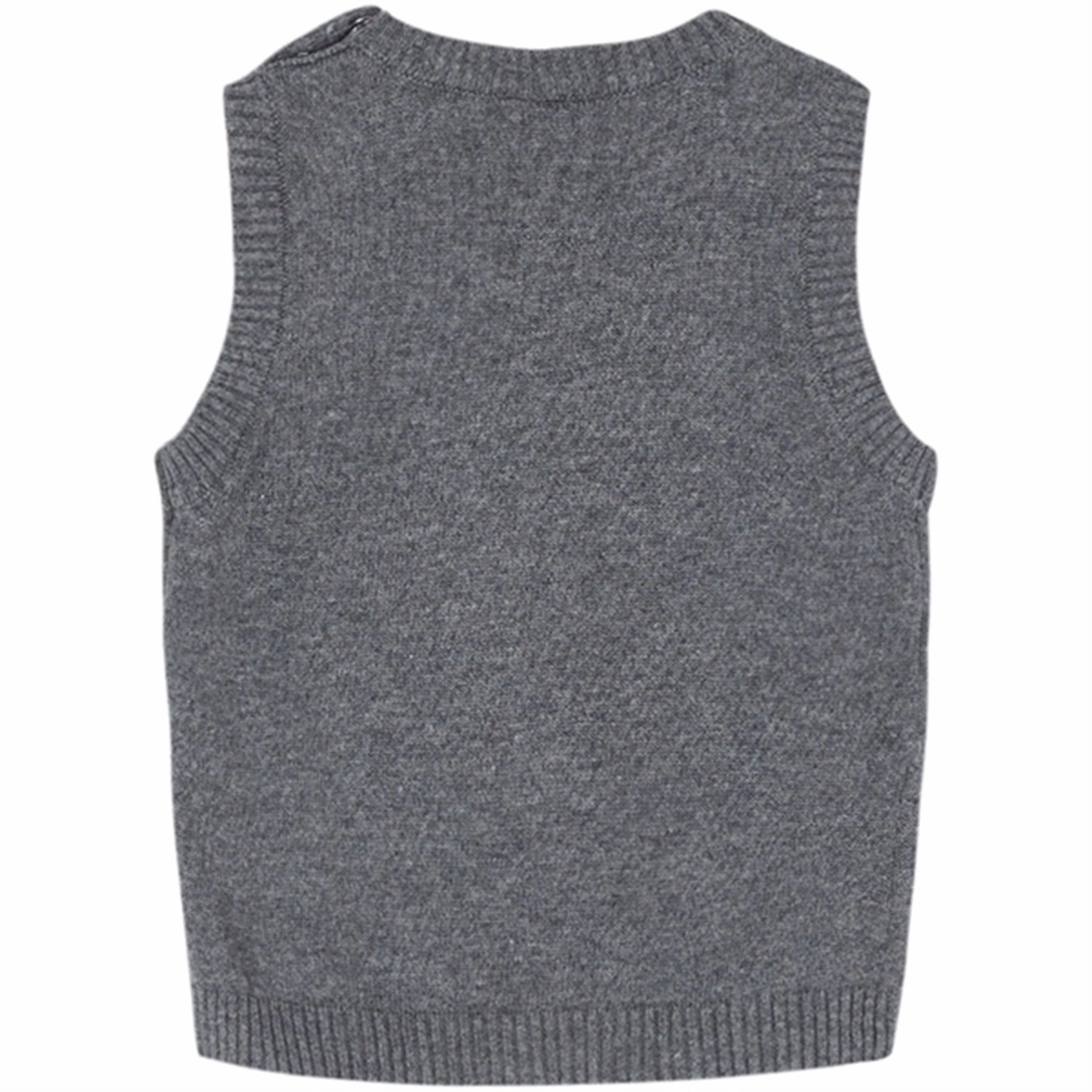 Reinforced Armholes Element Hust & Claire Baby Wool Grey Perry Vest