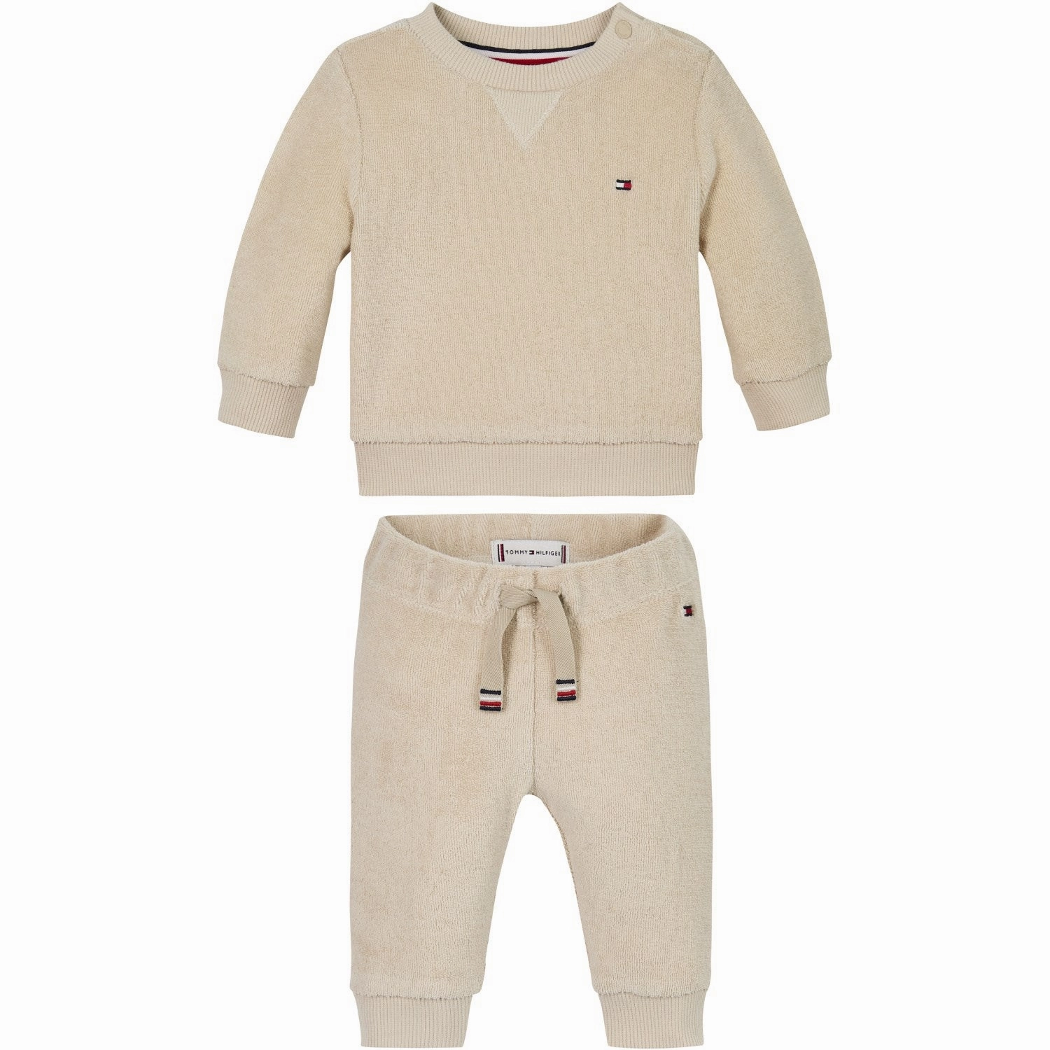 Friction Reducing Fabric Tommy Hilfiger Classic Beige Towelling Set