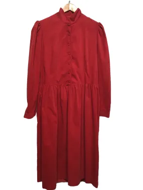 Laura Ashley 60s Corduroy Dress (L) Texture Feel Resort Vibes