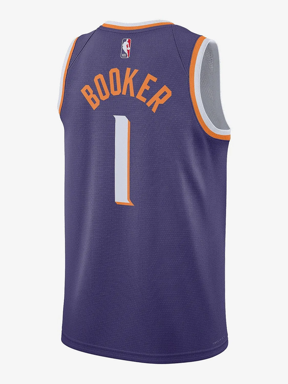 NBA Phoenix Suns Devin Booker #1 Icon Edition Swingman Jersey Weightless Layer Flex Foam Reinforced
