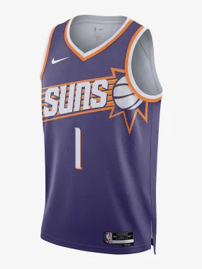 NBA Phoenix Suns Devin Booker #1 Icon Edition Swingman Jersey Airflow Optimized Odor Resistant Technology