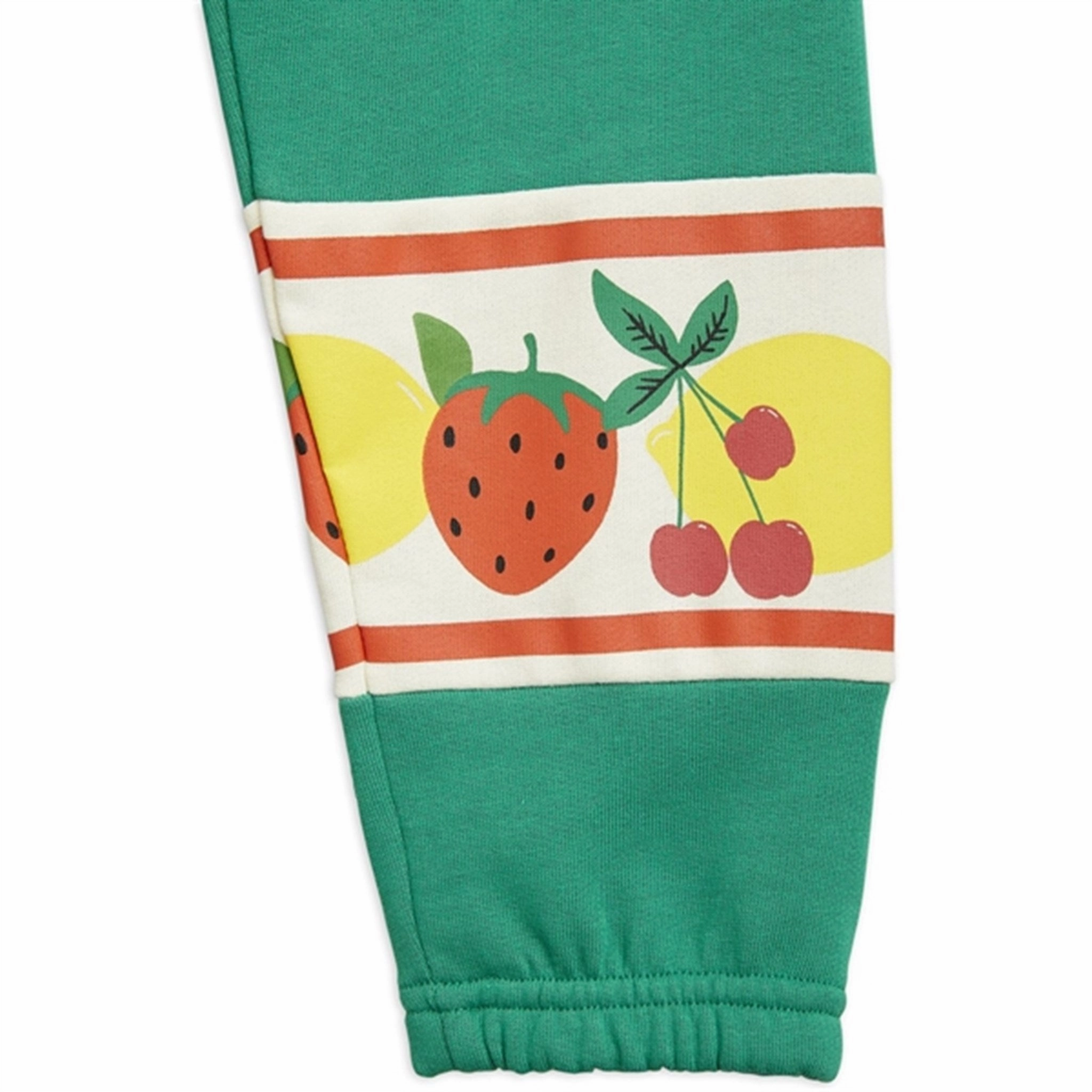 Cosmetics Mini Rodini Fruits Border Sweatpants Green