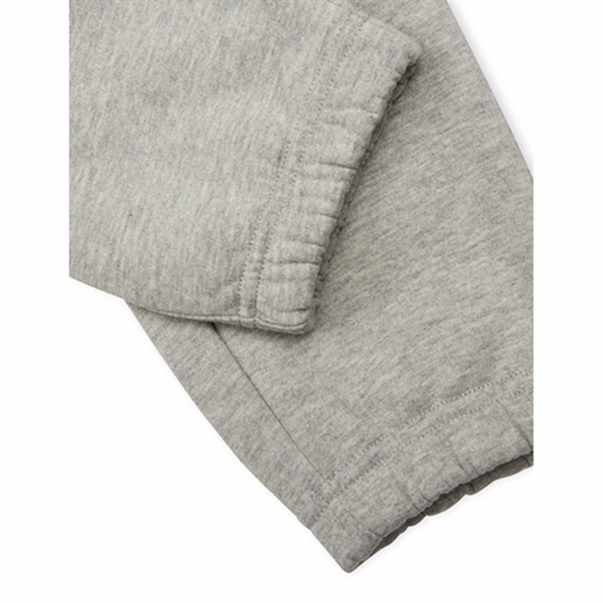 Mads N?rgaard Standard Pello Sweatpants Grey Melange OdorResistant Fabric Strategic Ventilation Cuts