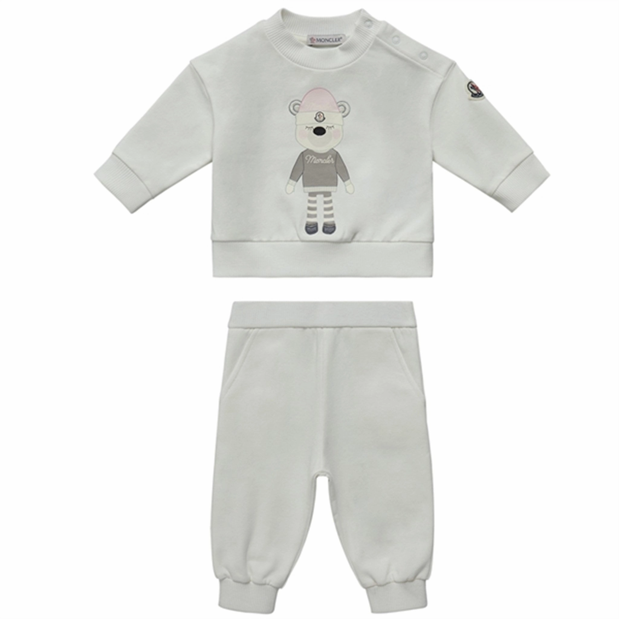 Moncler Sweatset White DualLayerVentilation