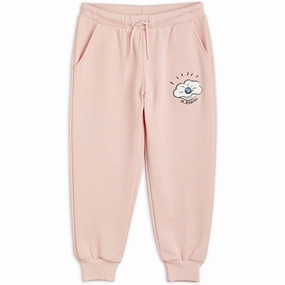 clearance stretchability Mini Rodini Seashell Chenille Emb Sweatpants Pink