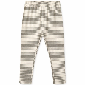 Liewood Marie Stripe Leggings Stripe Whale Blue/Sandy Double Layer Dance Practice Versatile Design