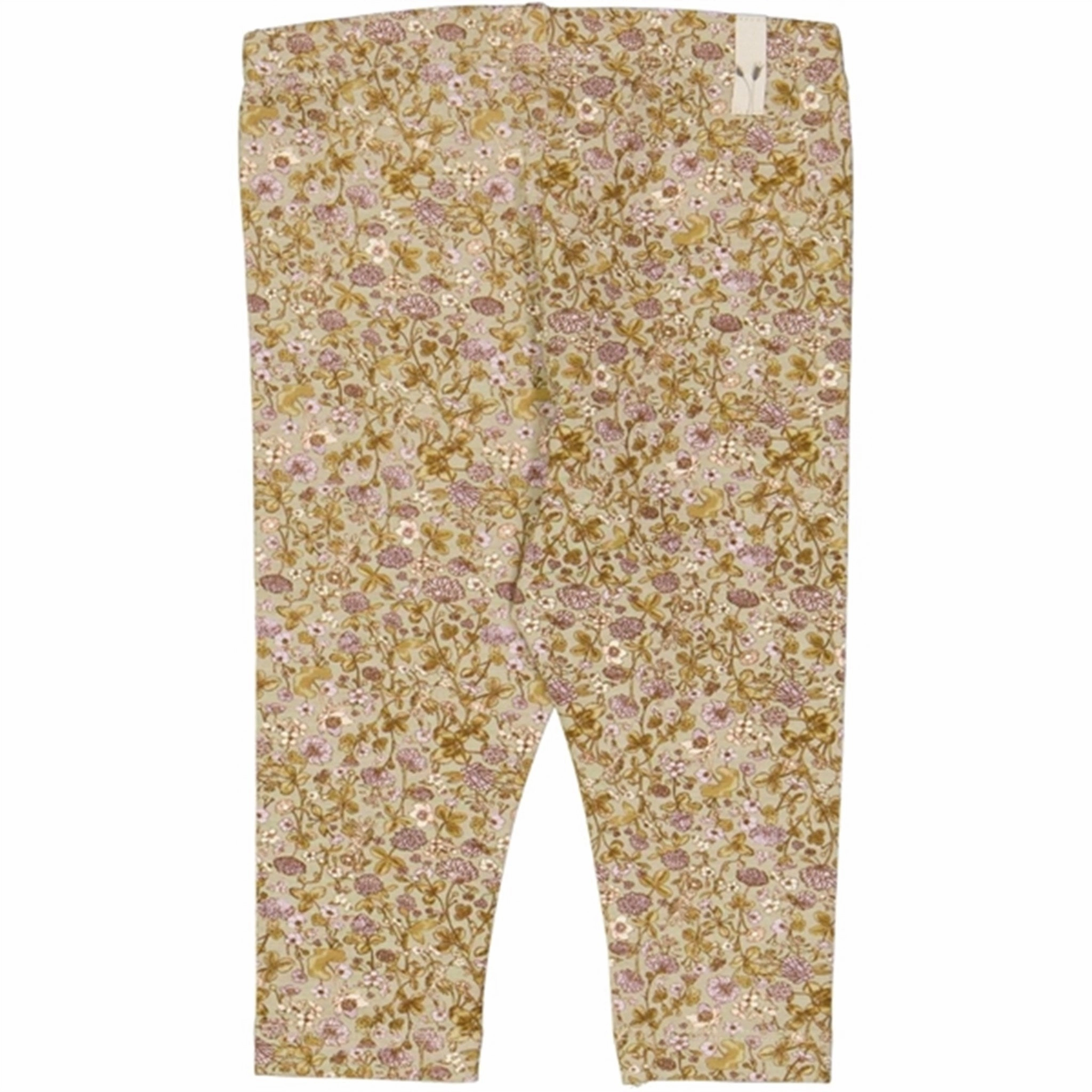 Lightweight Material Beginner Level Wheat Fossil Flowers Jersey Leggings