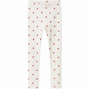 Name It Cloud Dancer Dheart Leggings Dance Practice Lightweight Material Structured Waistband