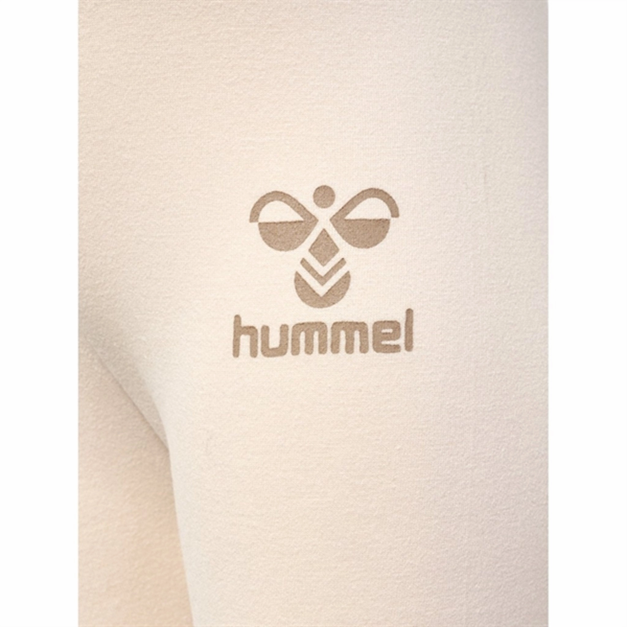 Hummel Whitecap Gray Mino Leggings High Rise Stretchy Waist
