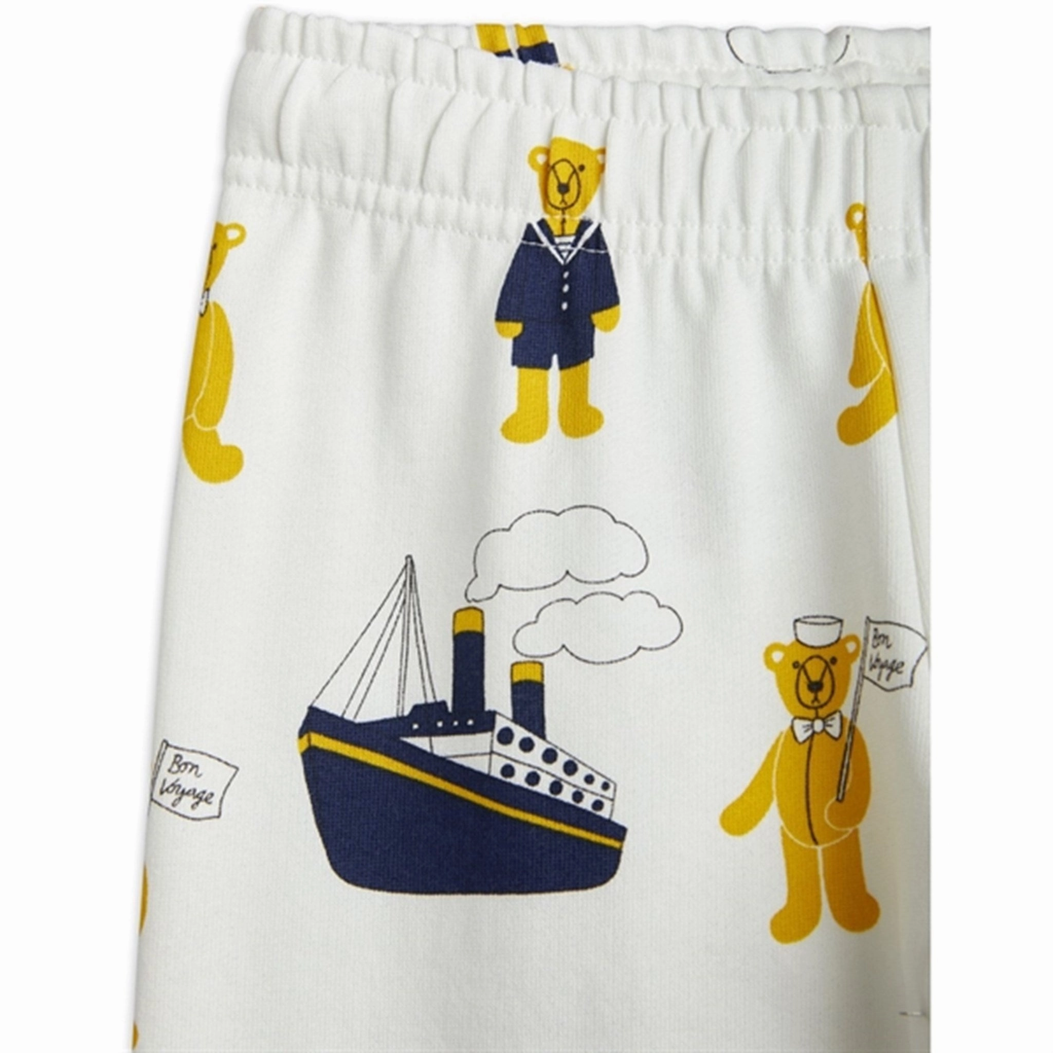 Mini Rodini Teddybears AOP Sweatpants White All-Purpose Wear