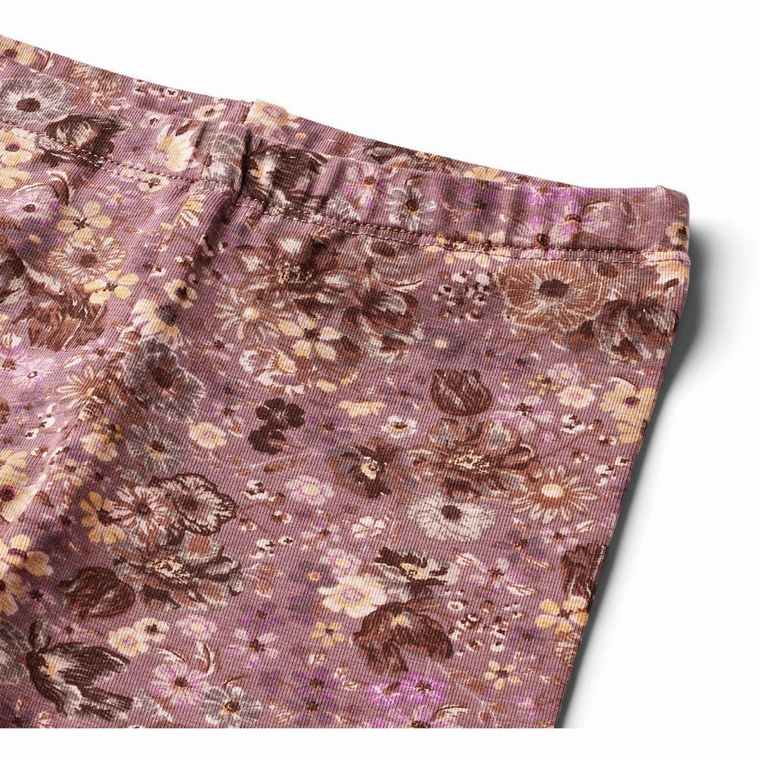 Soft Base Wheat Lavender Flowers Leggings Jules