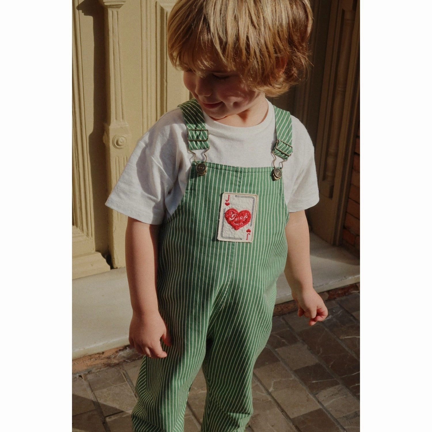 FlexibleKneePanels Konges Sl?jd Stripe Eden RHW X KS Jack Overalls Gots