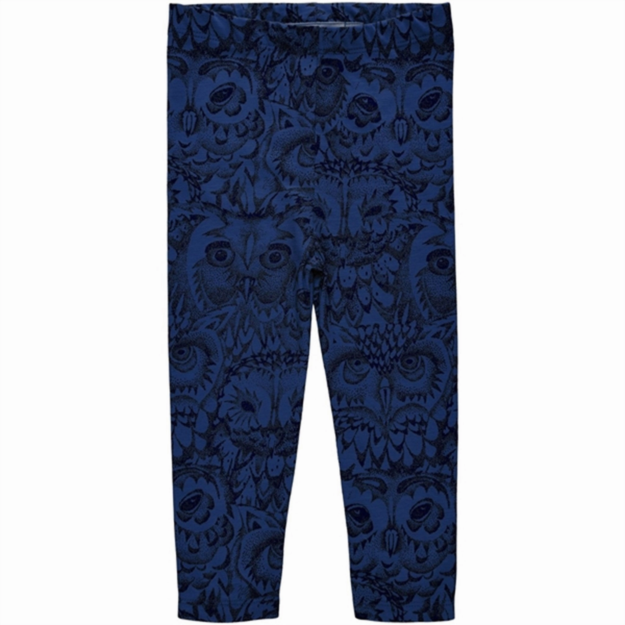 Outdoor Lover Morning Stretch Soft Gallery True Blue Paula Owl Leggings