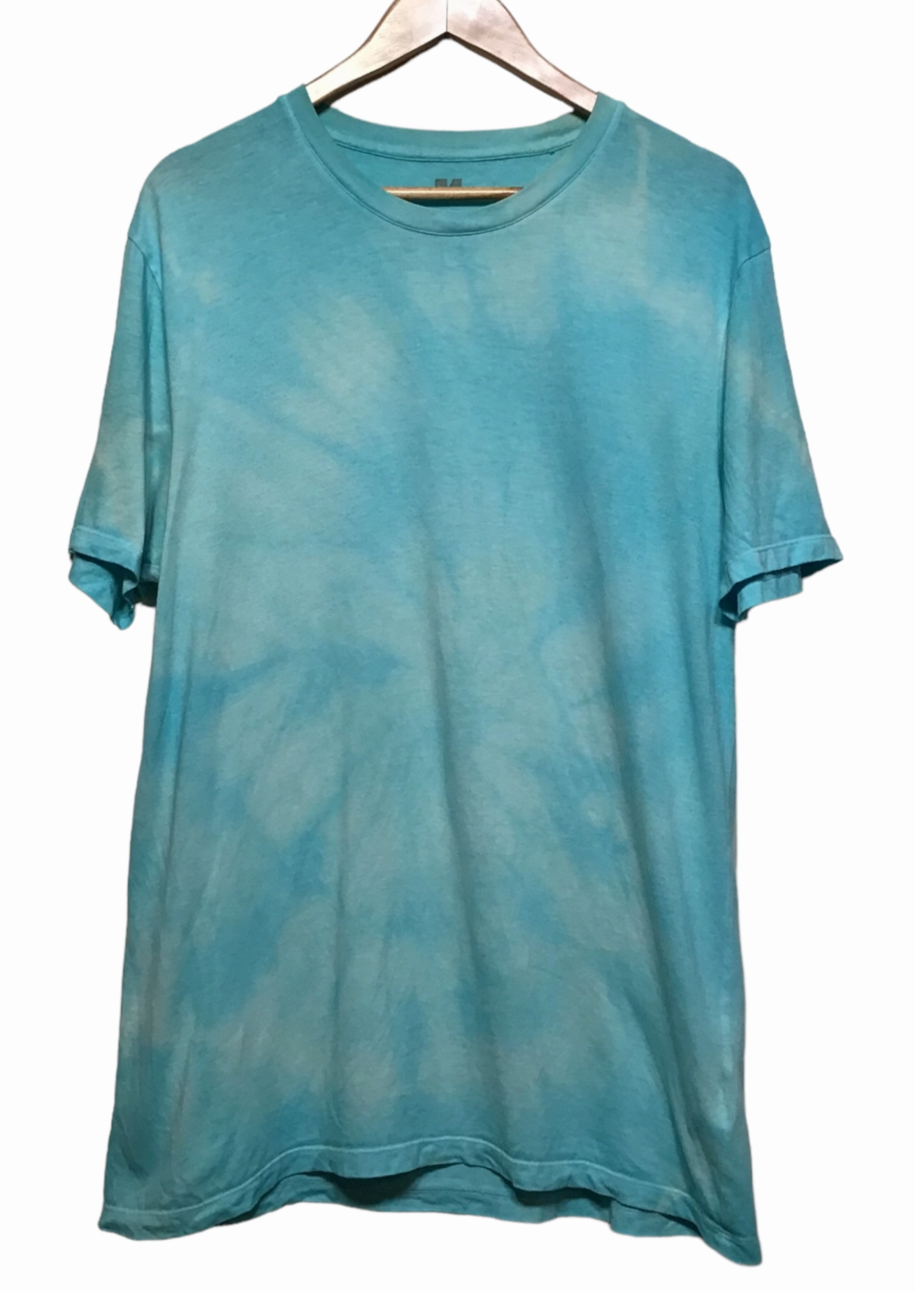 Blue Tie Dye Tee (Size M) Eco Certified Fiber