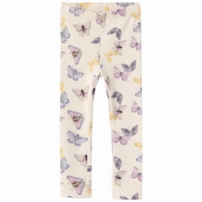 Name it Peyote Melange Jasmina Leggings Chafe Resistant Edging Sporty Wearable