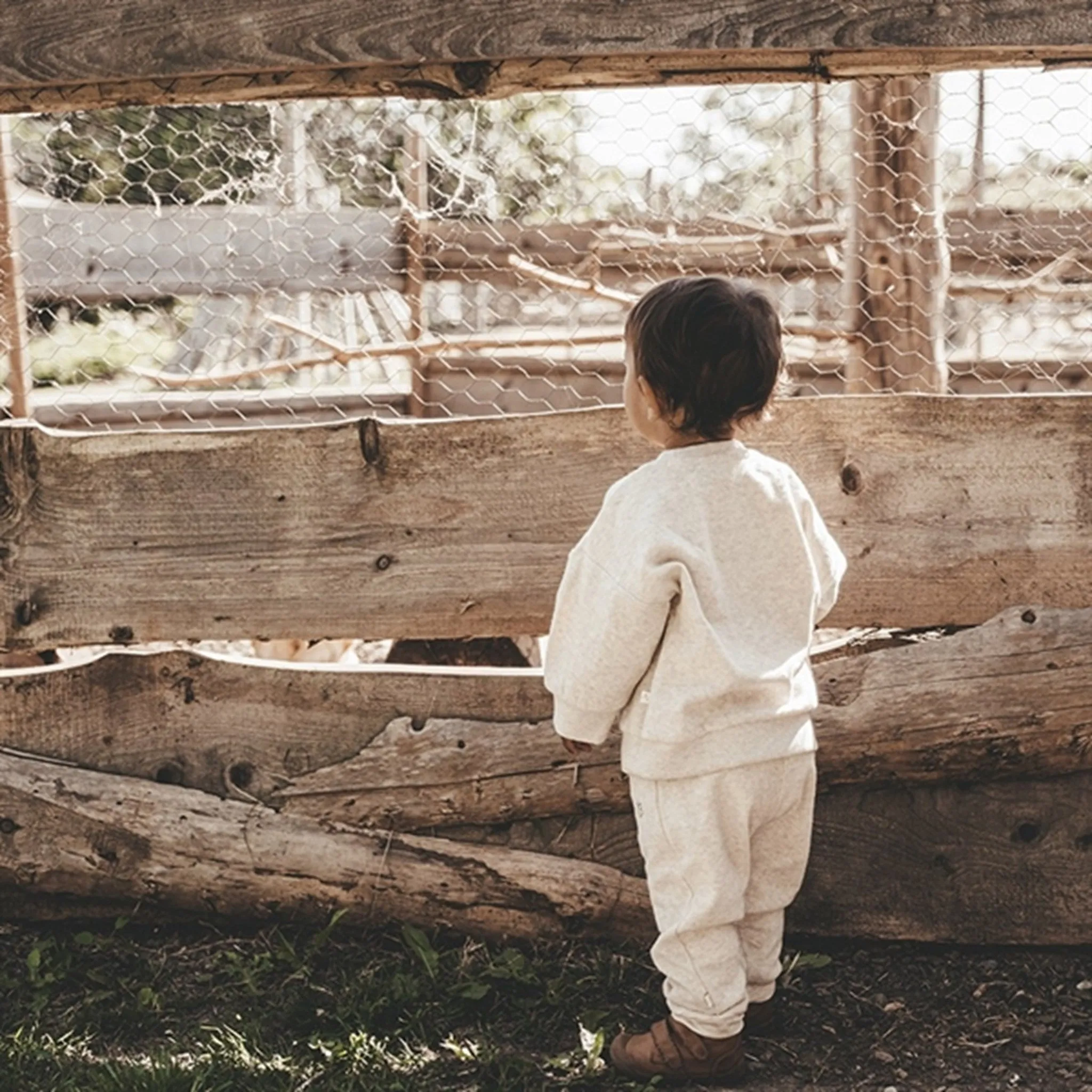 Raglan Sleeve Design FrictionReduced Lining That's Mine Creme Melange Sofia Sweatpants