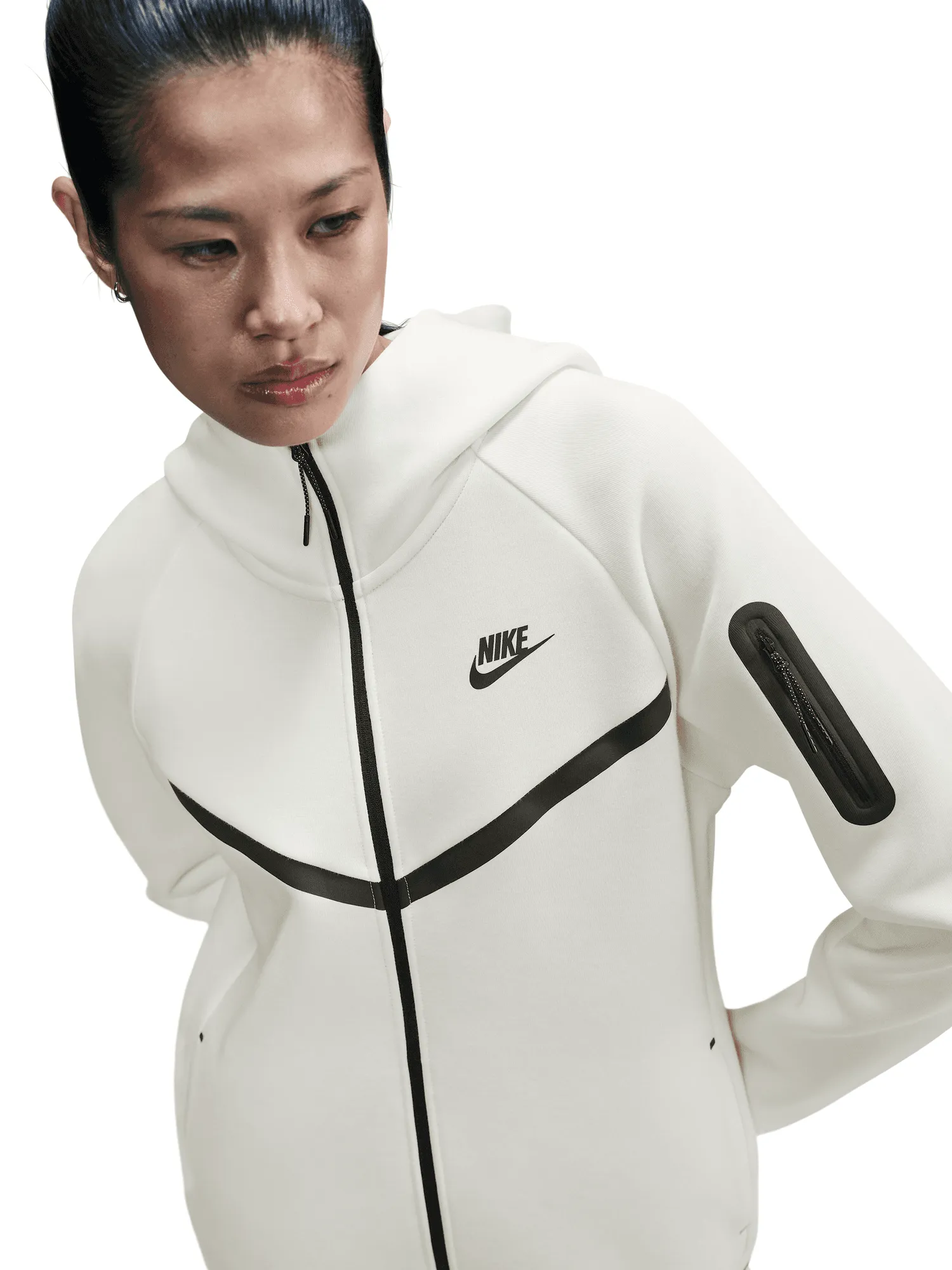 Sportswear Tech Fleece Windrunner Full-Zip Hoodie Flexible Waistband Ribbed Hemming