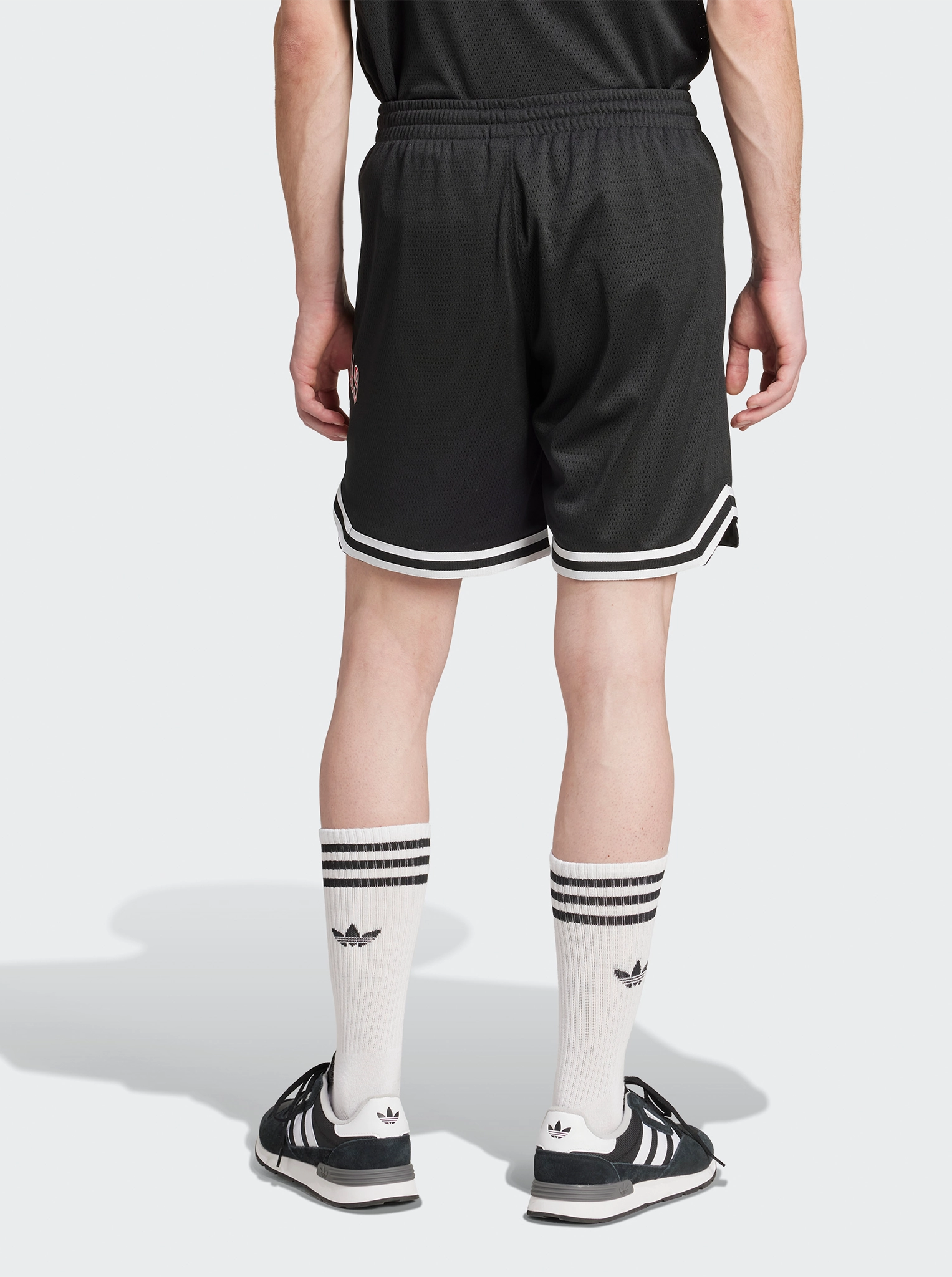 EXT Q12 Varsity Shorts Cotton shorts rhinestone accents