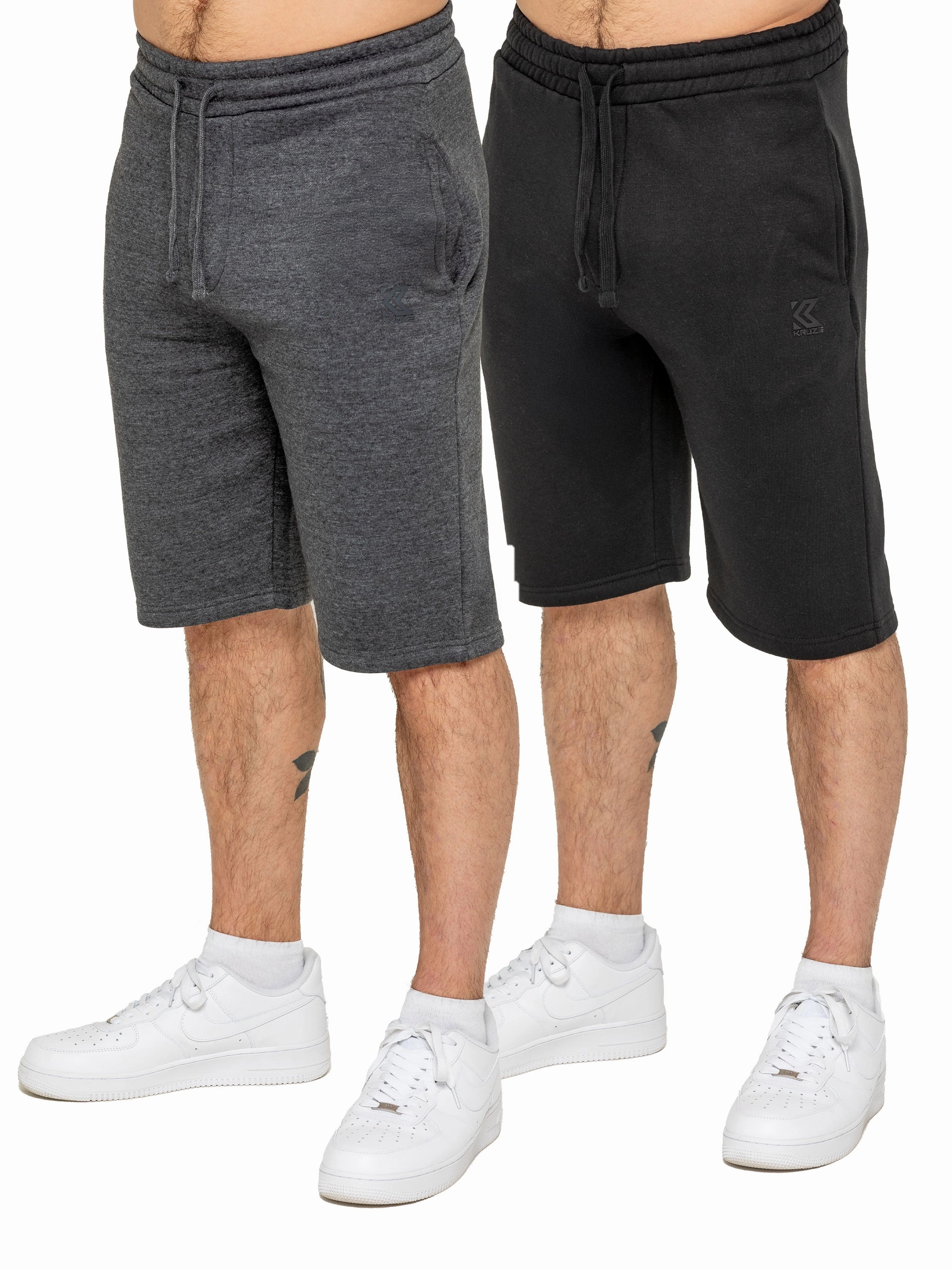 poolside fashion FasteningLoops Kruze | Mens 2 Pack Fleece Shorts