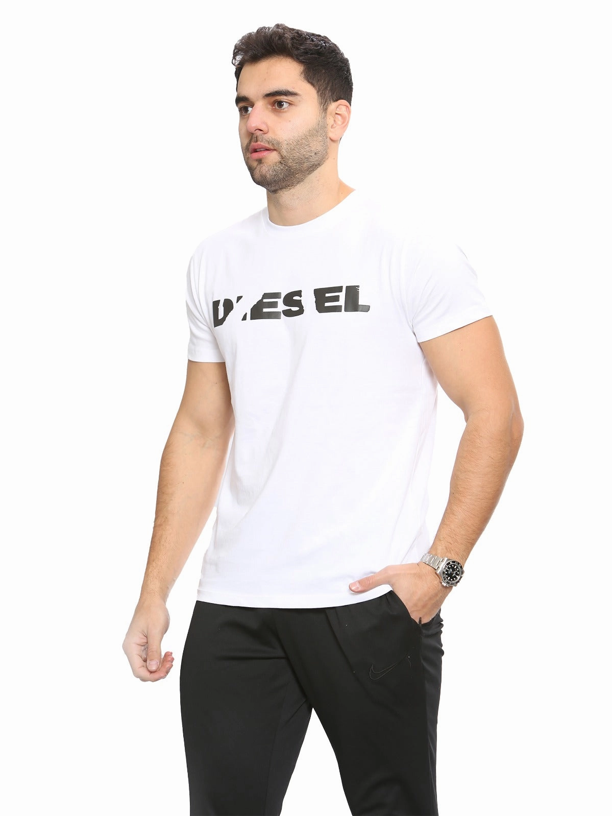 Printed design Diesel Mens Short Sleeve Casual T Shirt | T-Diego