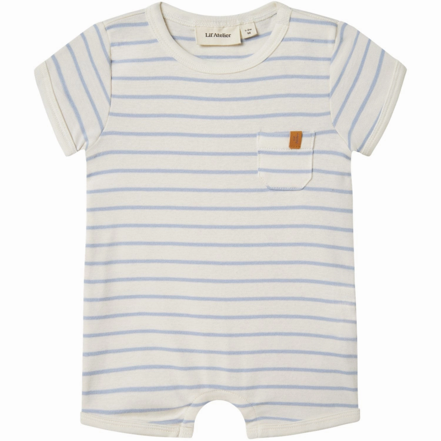 Beach essential Lil'Atelier Zen Blue Nbmgeo Ari Ss Loose Suit Lil