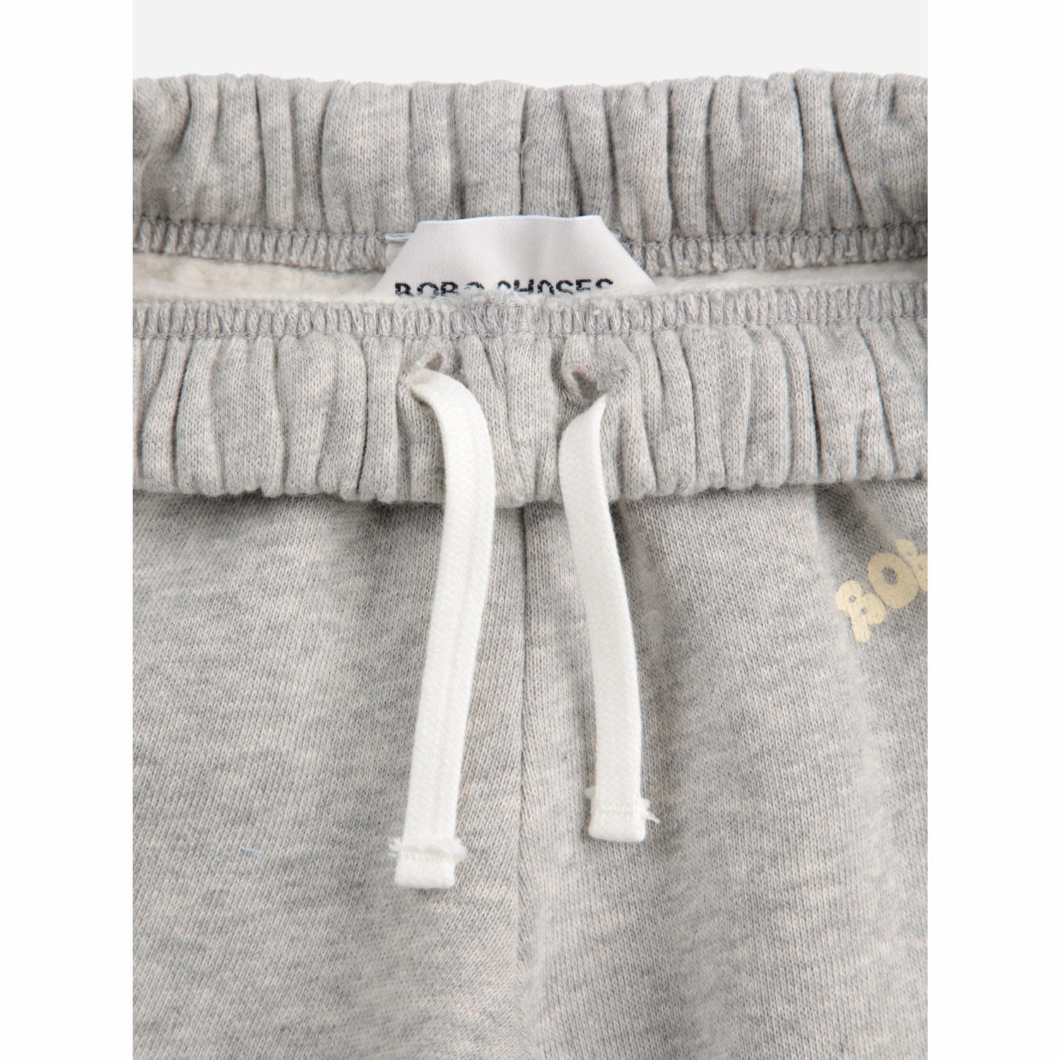 Bobo Choses Heather Grey Knee Patches Jogging Pants Stylish