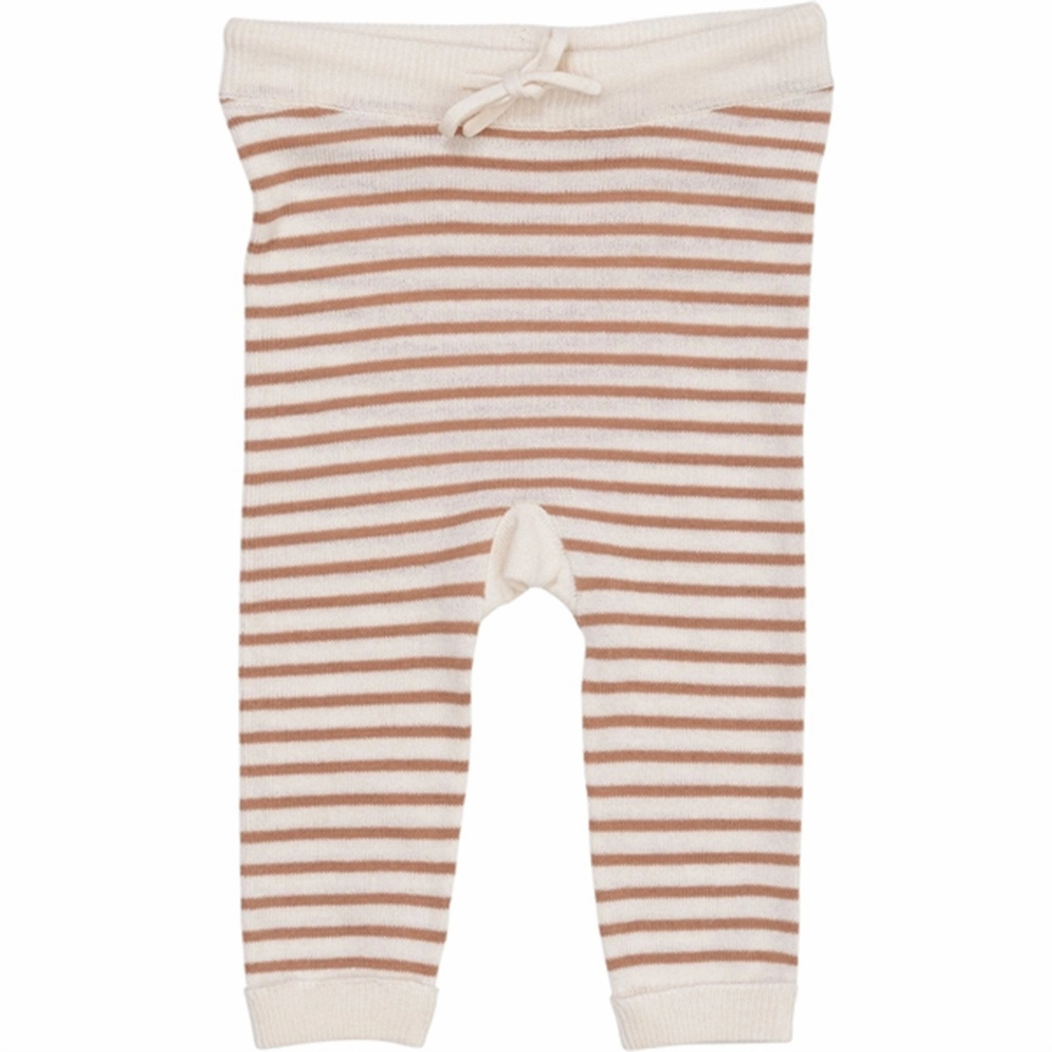 Casual Chic Full-Length Wear Copenhagen Colors Cream/Natural Comb. Strik Leggings w. Stripes