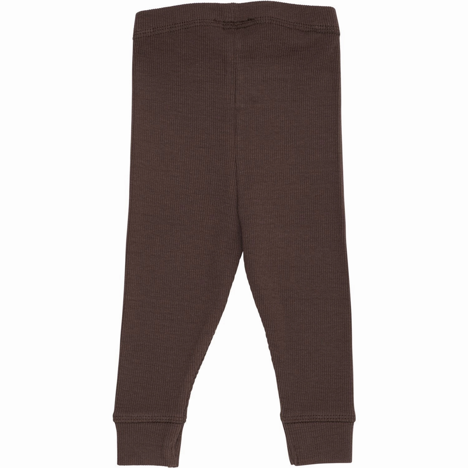 COPENHAGEN COLORS Dk Brown Modal Rib Leggings Versatile Style Wear