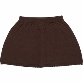 Tassel accents Copenhagen Colors Dk Brown Spektakel Classic Merino Skirt