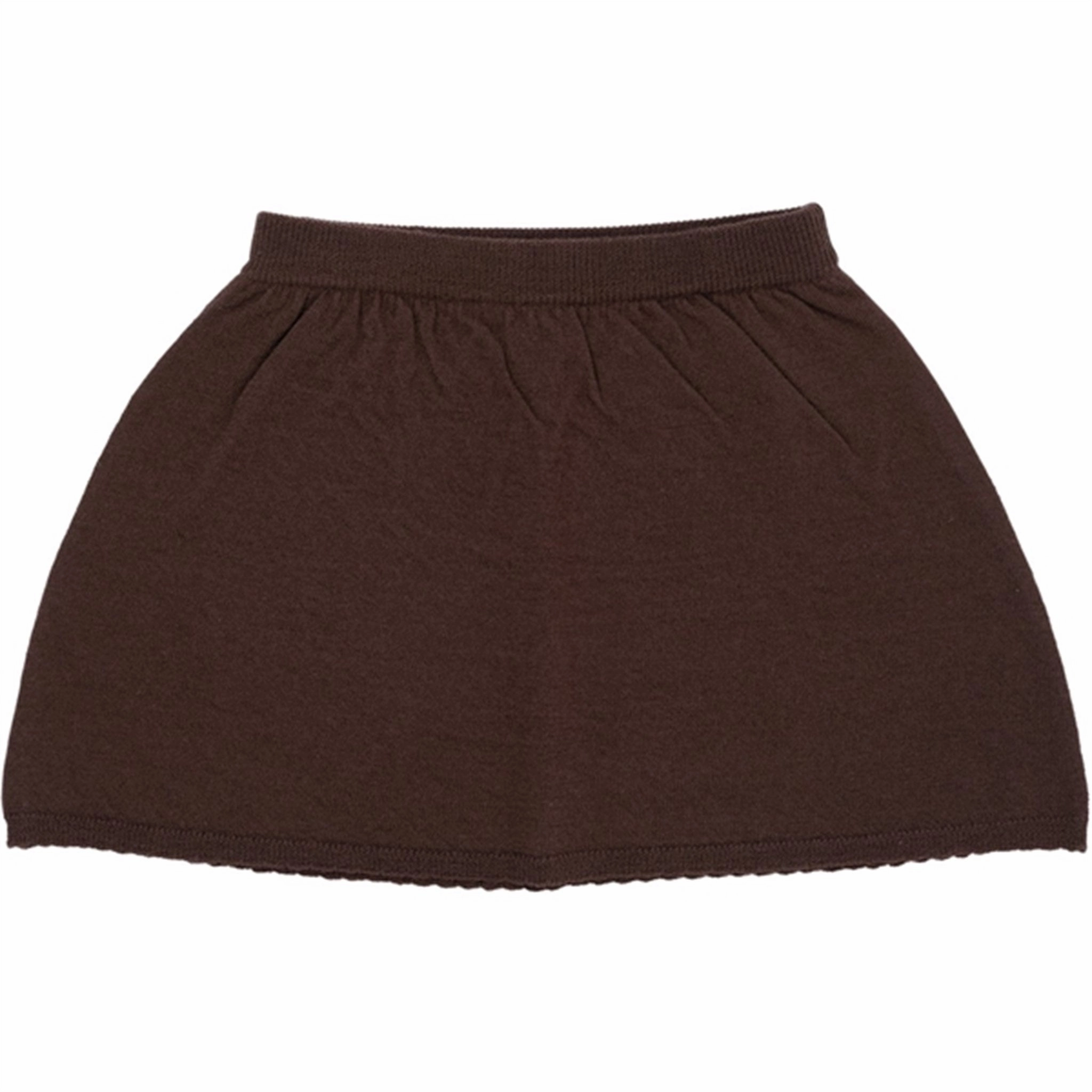 High End Quality Copenhagen Colors Dk Brown Spektakel Classic Merino Skirt