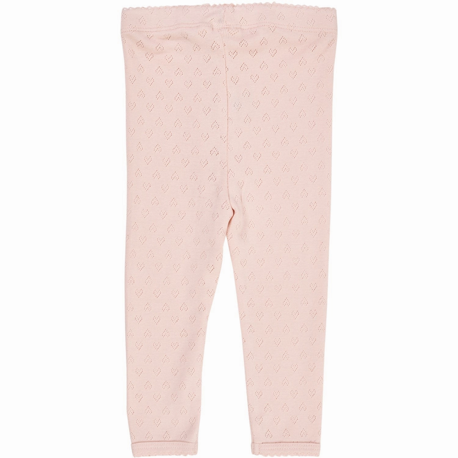 Breathable Fabric Maternity Wear COPENHAGEN COLORS Dusty Rose Pointelle Heart Leggings