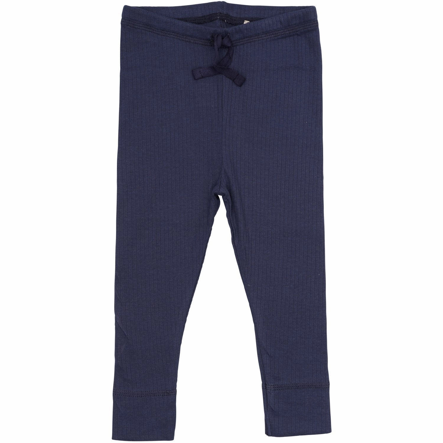 COPENHAGEN COLORS Navy Rib Jersey Leggings W. String Second Skin
