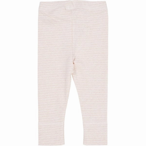 Copenhagen Colors Soft Pink Stripe Leggings Athletic Performance Park Run Squat Proof