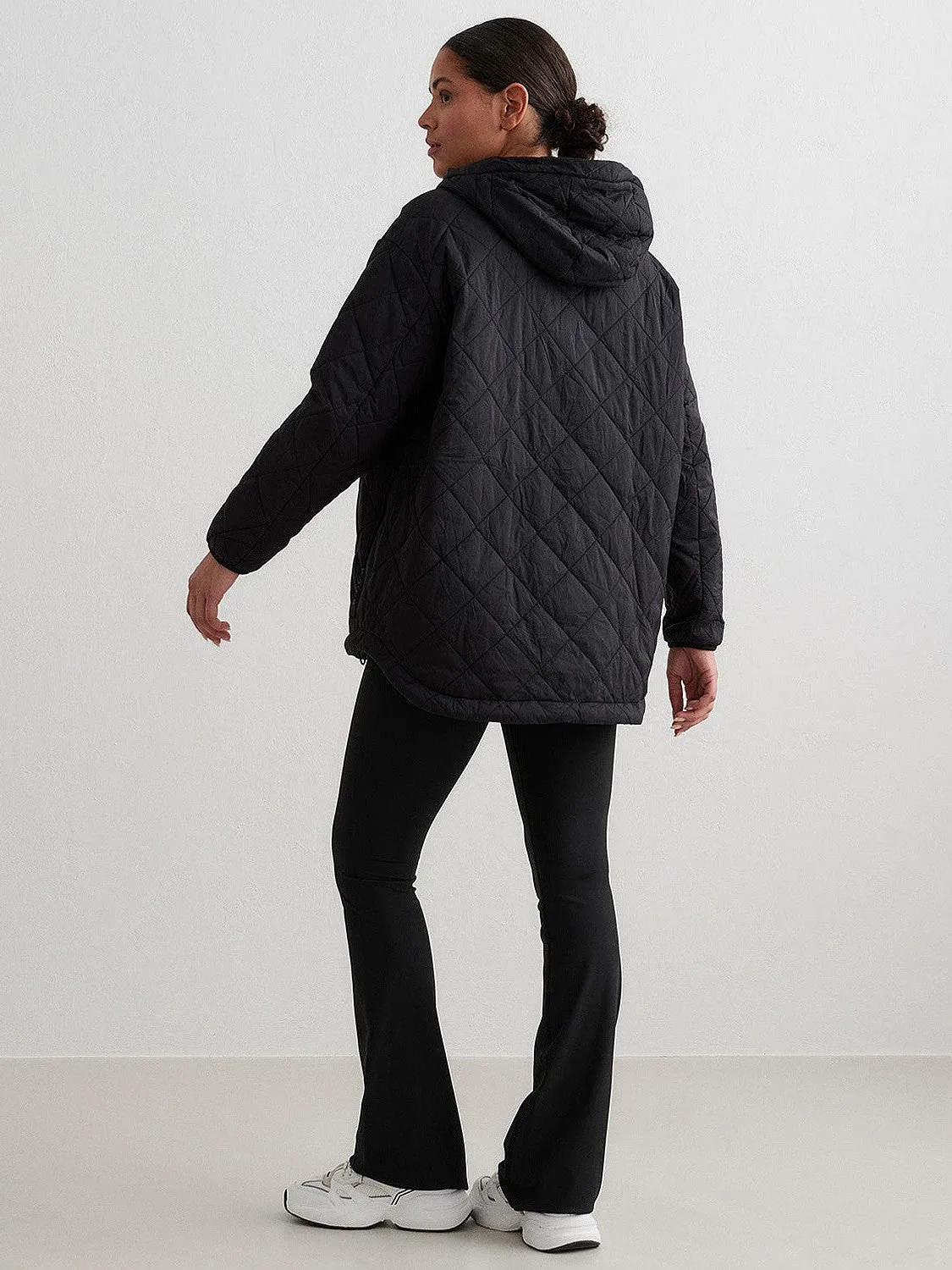 All-Season Outerwear Oversized Quilted Anorak