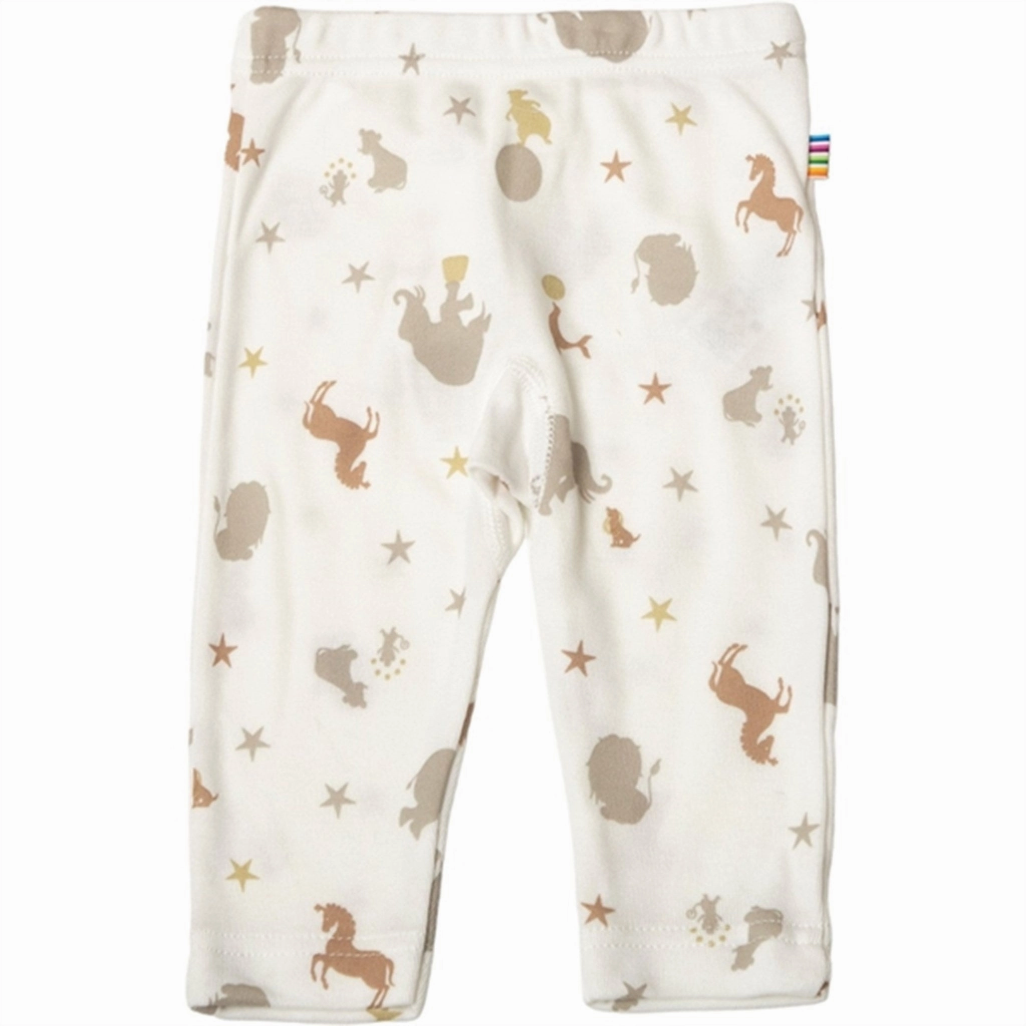 Joha White AOP Leggings Breathable Design