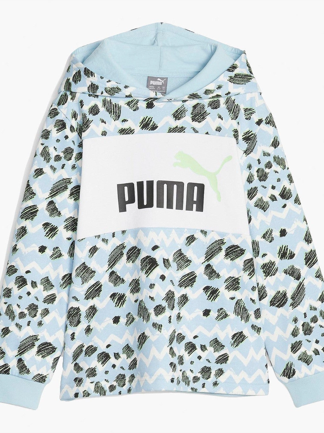 Quilted Panels skateboard ride Essential Mix n Match Hoodie Kids