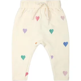 Luggage Double Layered Elbow Patches THE NEW Siblings White Swan Julie Harem Sweatpants