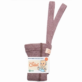 High density material Silly Silas Footless Tights Vanilla Fig