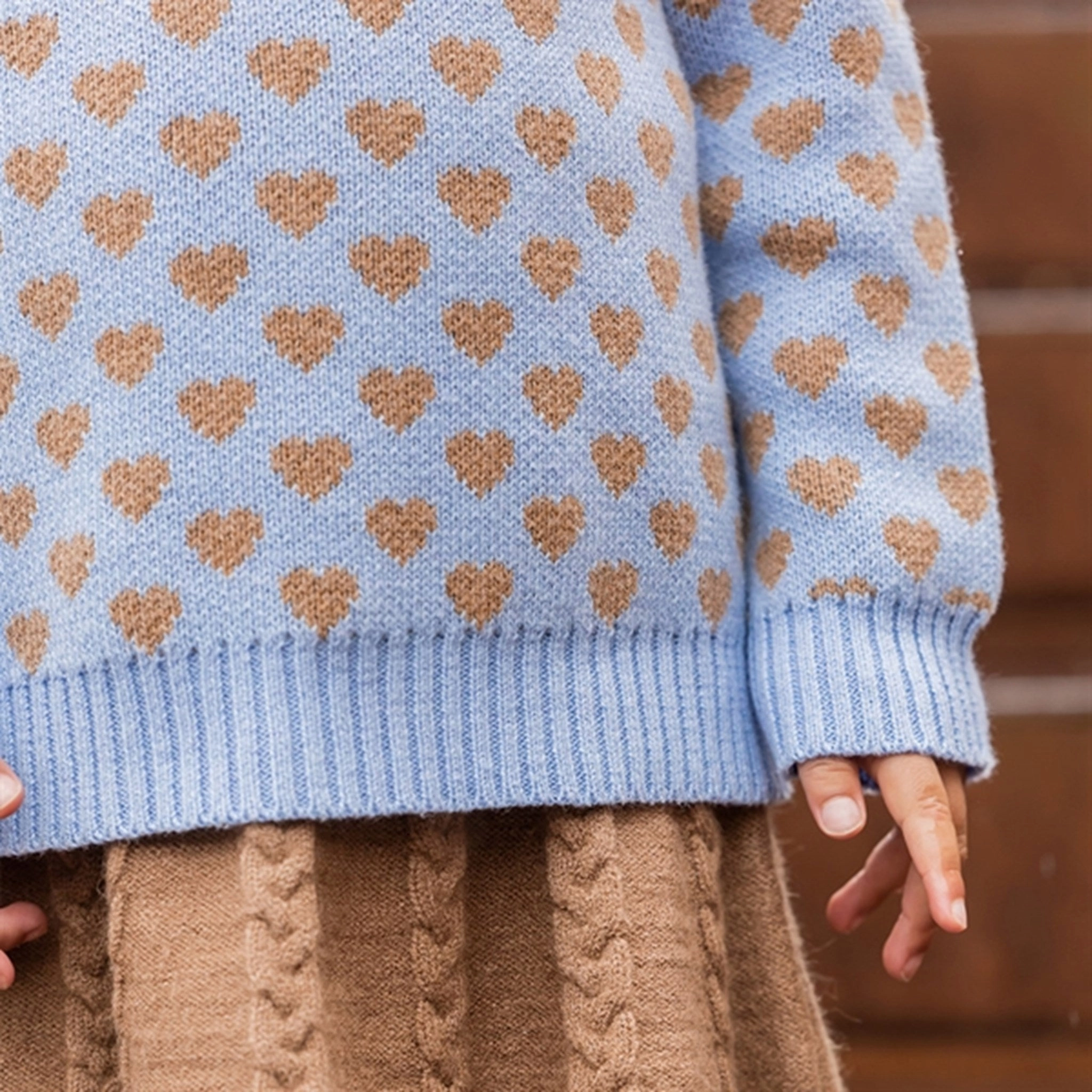 Fliink Tigers Eye Benna Cabel Skirt Leather Look