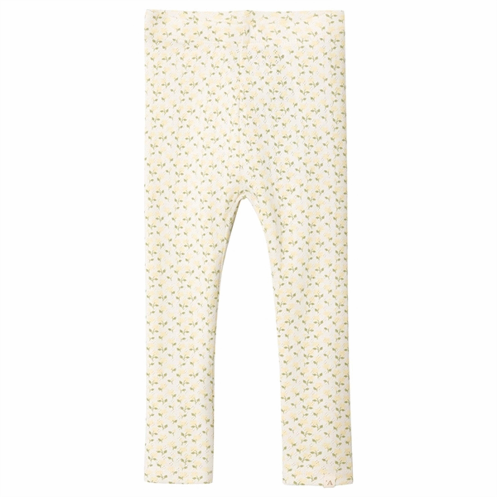 Lil'Atelier Turtledove Rachello Slim Leggings Four Way Stretch Wide waistband