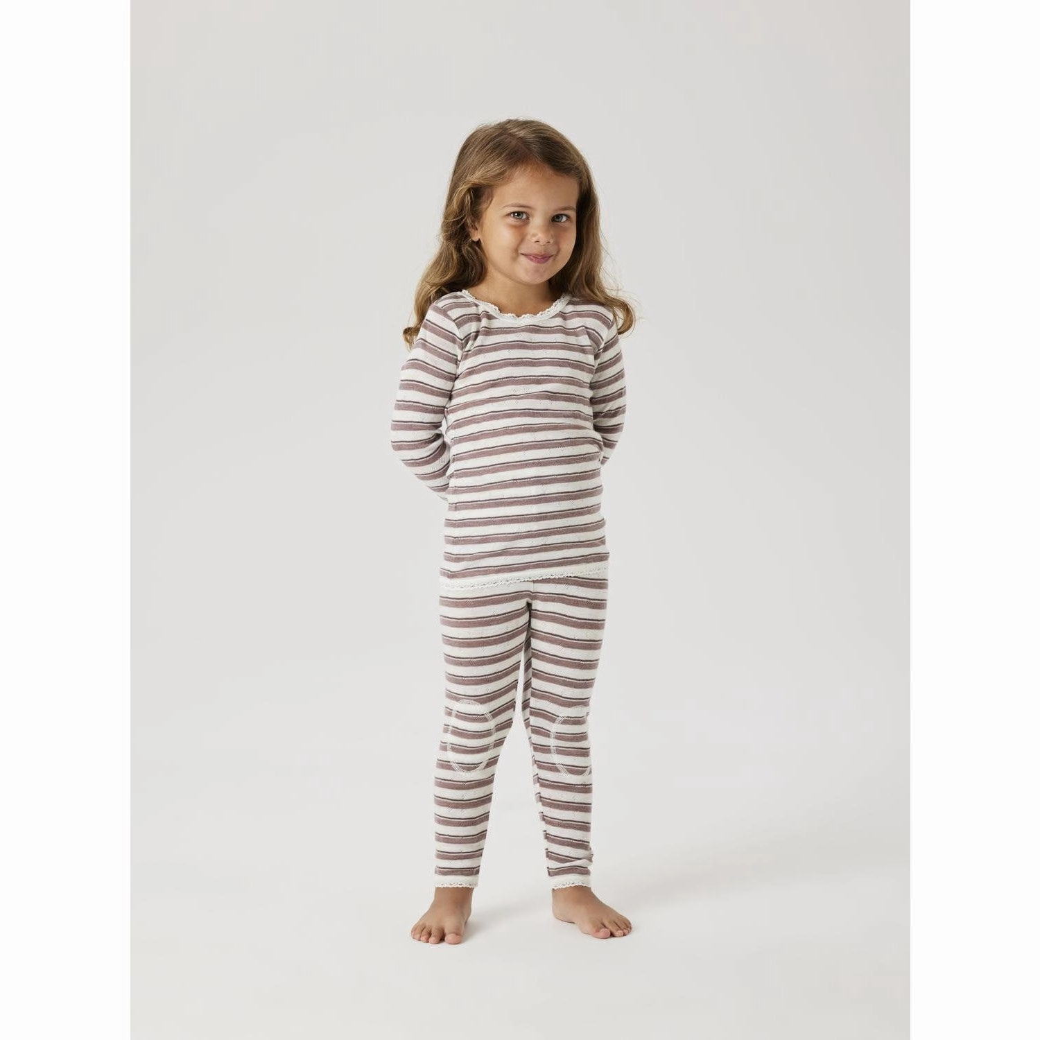 Petite Size Seamless Design Name It Antler Snow White Nmfwang Wool Needle Leggings Noos