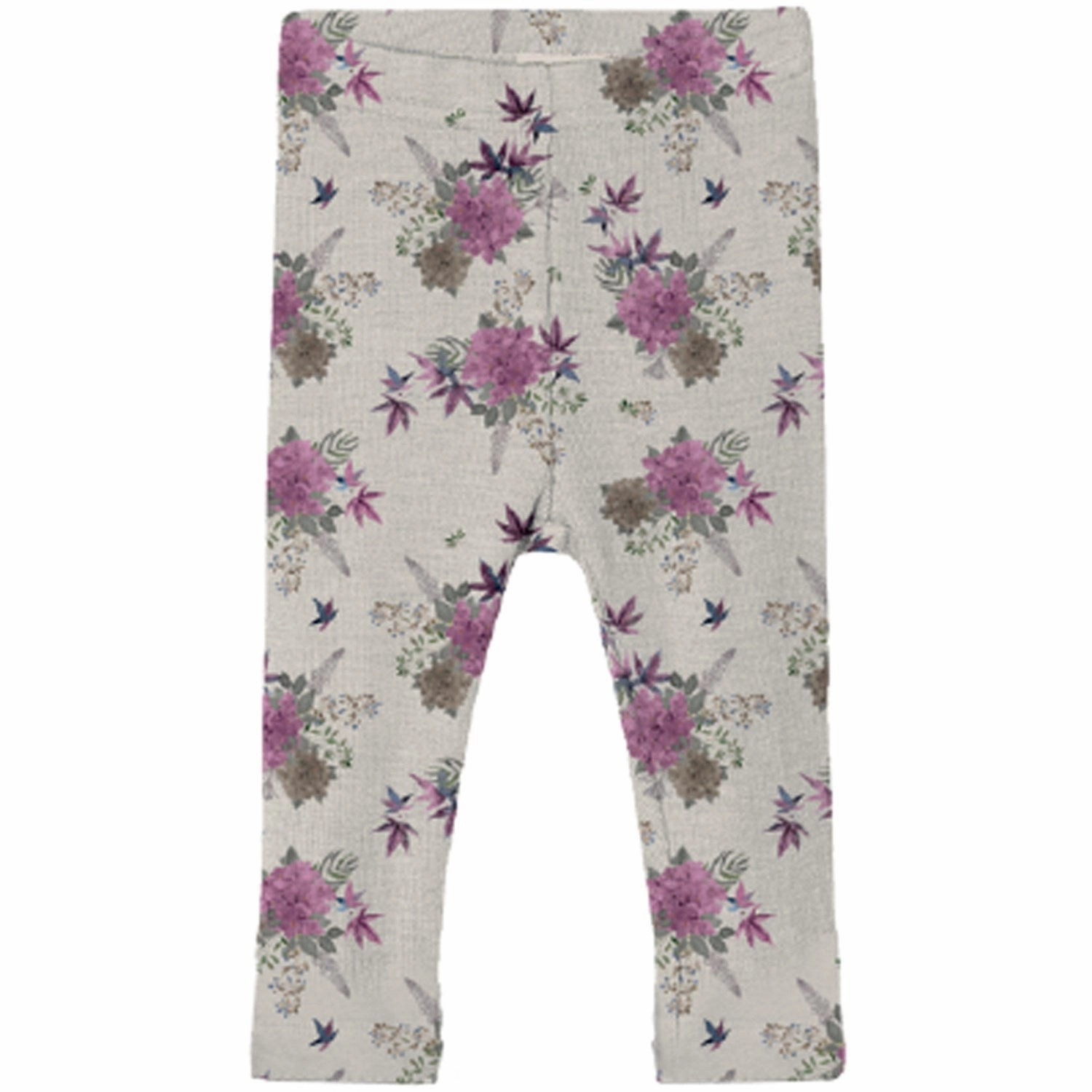 Name It Peyote Melange Nnoras Leggings Stretch Fit Morning Stretch Minimalist Style