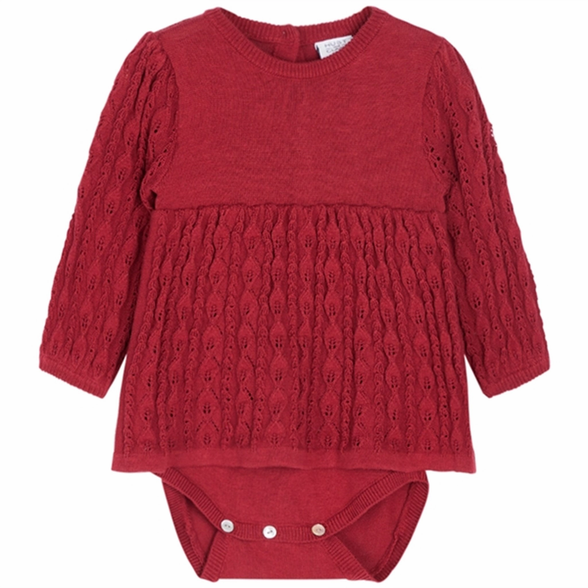 Charming Basic Hust & Claire Baby Teaberry Mallie Romper