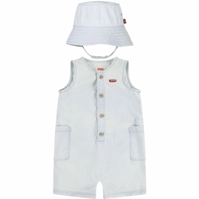 Indoor Comfort Core Flex Levi's Blankcanvas Lvb Denim Romper & Bucket Hat